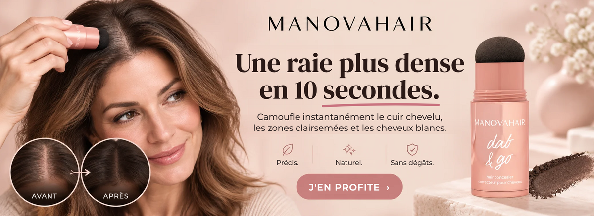 Manovahair : une raie plus dense en 10 secondes